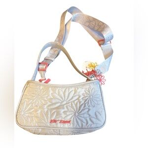 Betsey Johnson Quilted Daisies Bag NWT